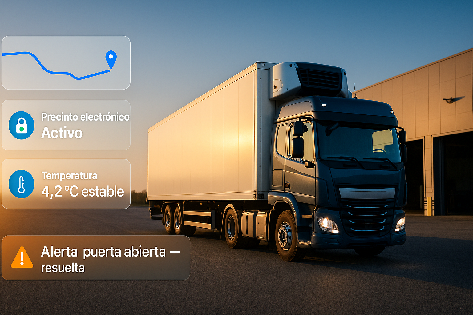 Plataforma CUSAT y precinto electrónico